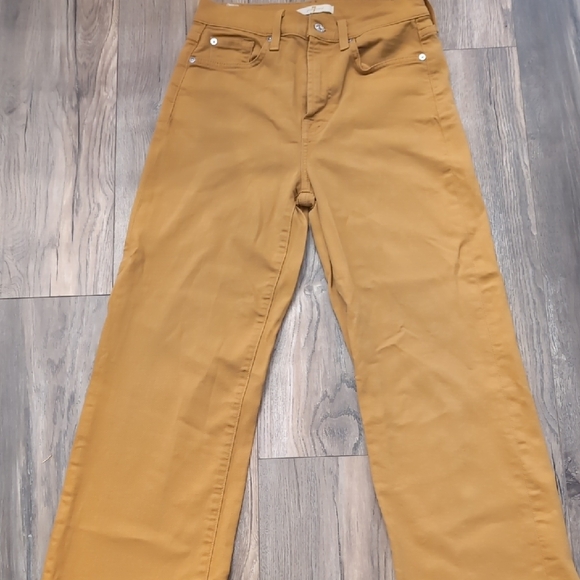 7 For All Mankind Tan Jeans - Picture 2 of 5